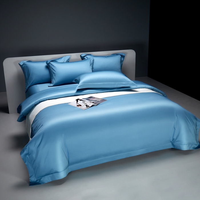 91家纺网 家纺一手货源 找家纺 缔缦 2023新款定织新布种 玛奇朵 靛青蓝