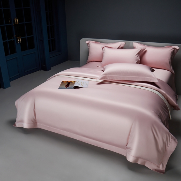 91家纺网 家纺一手货源 找家纺 缔缦 2023新款定织新布种 玛奇朵 粉