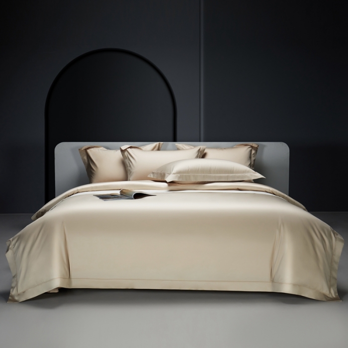 91家纺网 家纺一手货源 找家纺 缔缦 2023新款定织新布种 玛奇朵 卡其