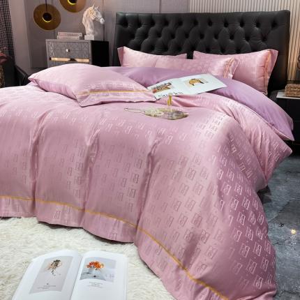 91家纺网 家纺一手货源 找家纺 （总）慕晨 2023新款60S贡缎提花水洗真丝四件套