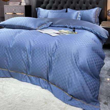 91家纺网 家纺一手货源 找家纺 （总）慕晨 2023新款60S贡缎提花水洗真丝四件套