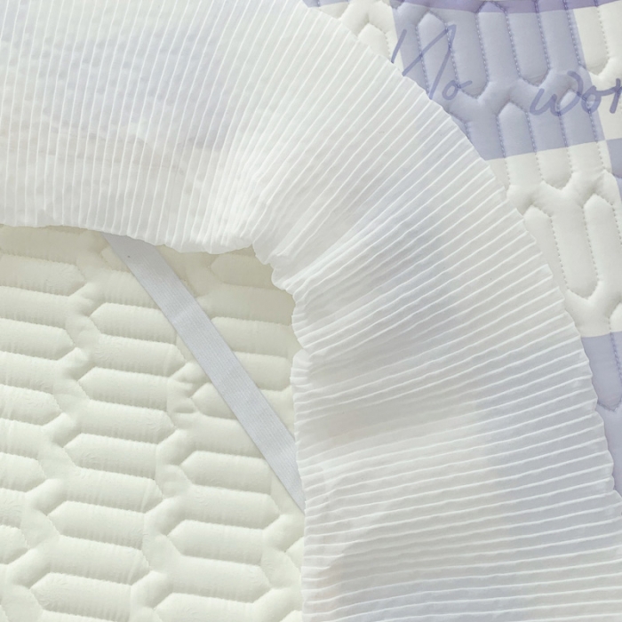 91家纺网 家纺一手货源 找家纺 慕澄 2023新款大版雪纺床裙款乳胶凉席系列 床裙款-郁金香