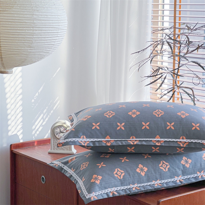 91家纺网 家纺一手货源 找家纺 萌宝 新款纯棉细纱三枚缎卡帆布花边款软凉席床单路易世家