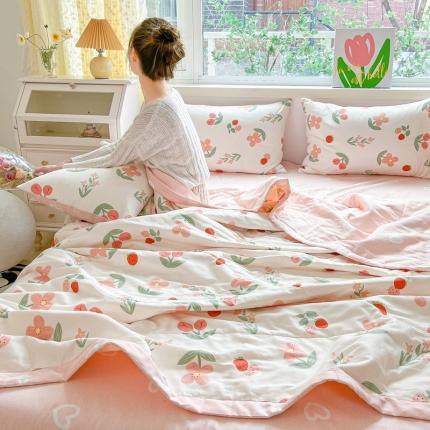 91家纺网 家纺一手货源 找家纺 （总）格子铺 2023新款全棉印花系列棉花夏被