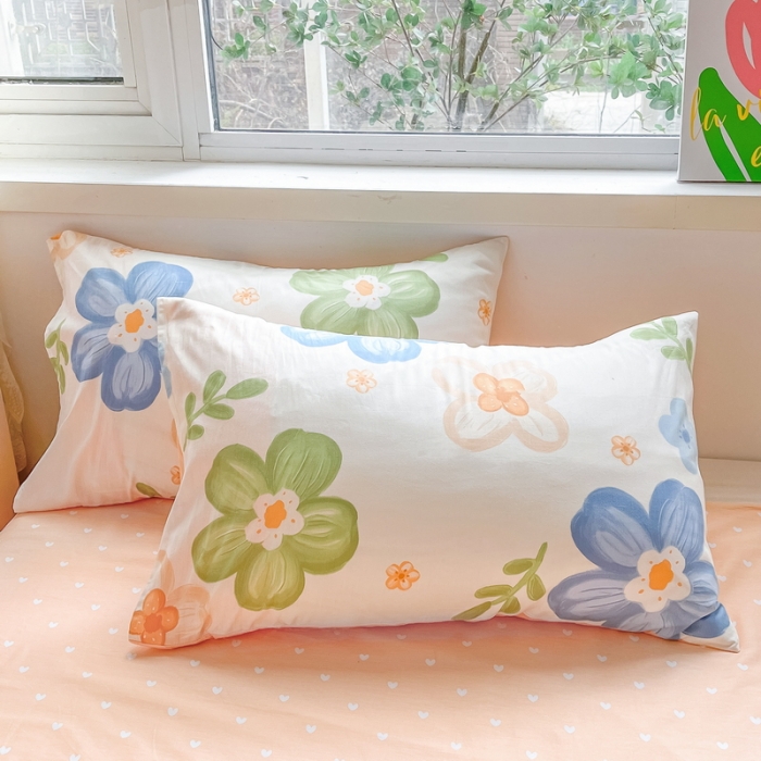 91家纺网 家纺一手货源 找家纺 格子铺 2023新款全棉印花系列棉花夏被 海盐白茶