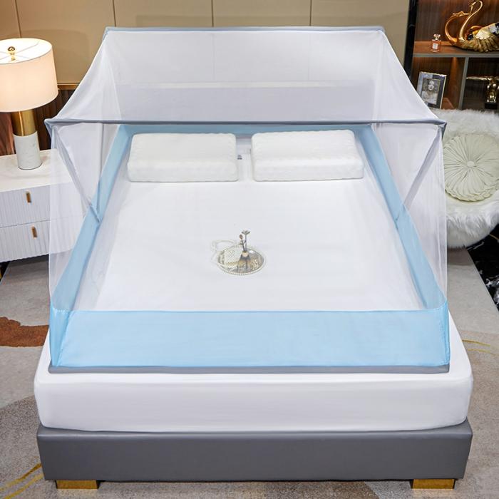 91家纺网 家纺一手货源 找家纺 2023网红折叠防蚊布蚊帐学生宿舍蚊帐