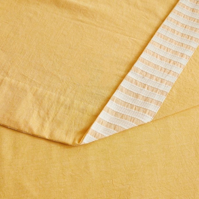 91家纺网 家纺一手货源 找家纺 安莱 2023新款 锦瑟色织提花四件套 锦瑟 驼色