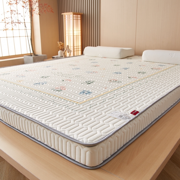 91家纺网 家纺一手货源 找家纺 时奥 2023新款 凉感丝海绵垫+0.5乳胶 唯美双人-9cm