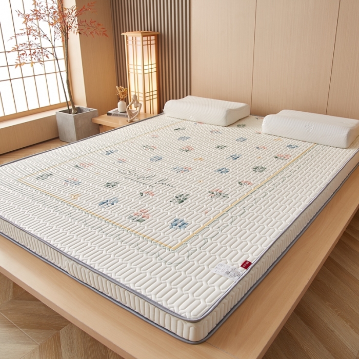 91家纺网 家纺一手货源 找家纺 时奥 2023新款 凉感丝海绵垫+0.5乳胶 唯美双人-9cm