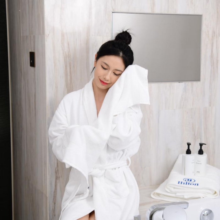 91家纺网 家纺一手货源 找家纺 2025五星级酒店宾馆加大加厚成人浴巾纯棉不掉毛美容院家用民宿毛巾布草套件9