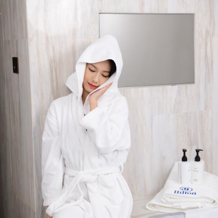 91家纺网 家纺一手货源 找家纺 2025五星级酒店宾馆加大加厚成人浴巾纯棉不掉毛美容院家用民宿毛巾布草套件9