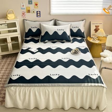 91家纺网 家纺一手货源 找家纺 （总）懒猫 2024新款 凉感满天星凉席