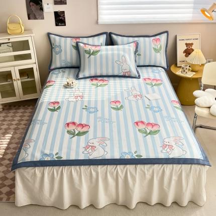 91家纺网 家纺一手货源 找家纺 （总）懒猫 2024新款 凉感满天星凉席