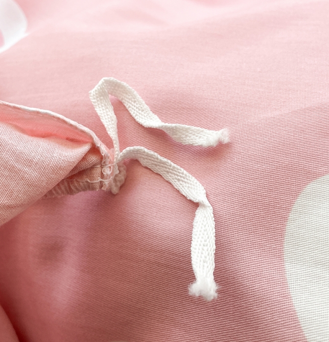 91家纺网 家纺一手货源 找家纺 绵庭 2023新款12868全棉ins小清新印花四件套 萌萌兔-粉