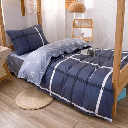 91家纺网 家纺一手货源 找家纺 (总)茗婷 2025新款纯棉学生上下铺床单床笠三件套六件套