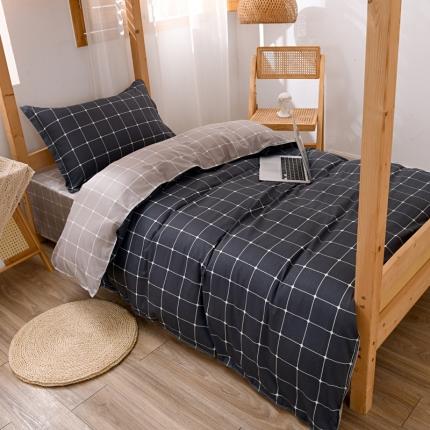 91家纺网 家纺一手货源 找家纺 (总)茗婷 2025新款纯棉学生上下铺床单床笠三件套六件套