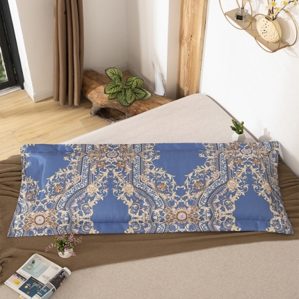 91家纺网 家纺一手货源 找家纺 （总）喜相逢家纺 2024新款D23-可水洗夏凉冰丝双人枕套