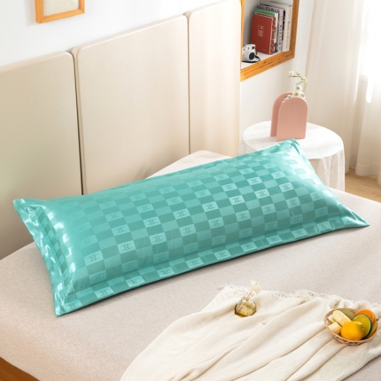 91家纺网 家纺一手货源 找家纺 （总）喜相逢家纺 2024新款D23-可水洗夏凉冰丝双人枕套