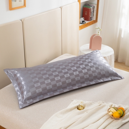 91家纺网 家纺一手货源 找家纺 （总）喜相逢家纺 2024新款D23-可水洗夏凉冰丝双人枕套