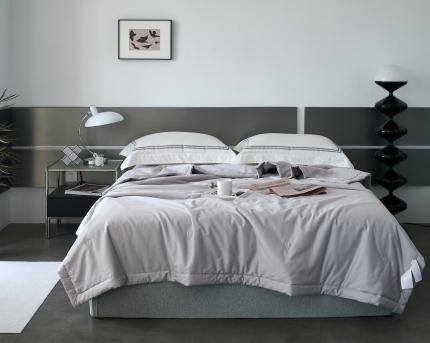 91家纺网 家纺一手货源 找家纺 (总)榻尚 2023新款100支贡缎长绒棉超柔夏被空调被子被芯