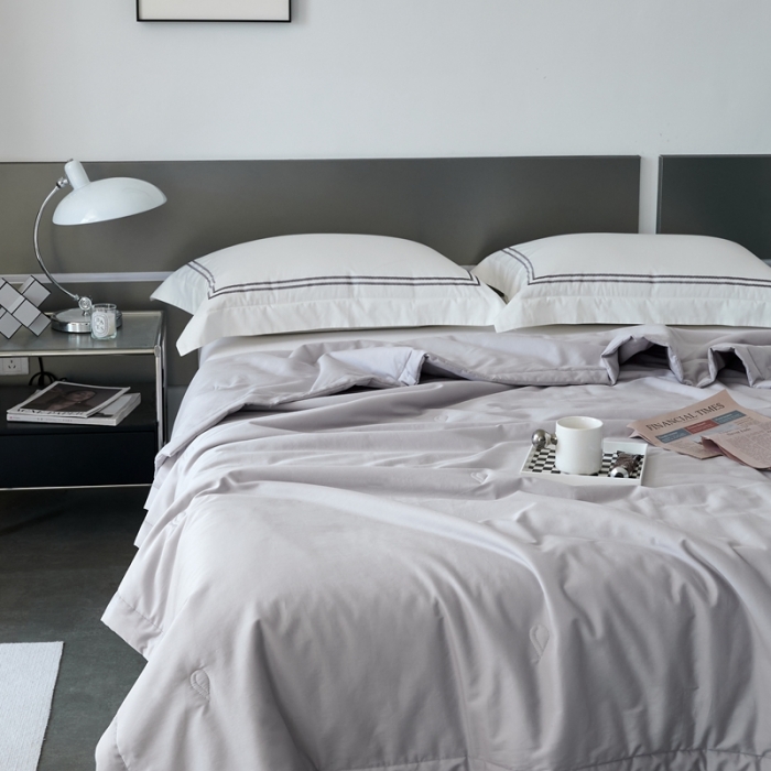 91家纺网 家纺一手货源 找家纺 (总)榻尚 2023新款100支贡缎长绒棉超柔夏被空调被子被芯