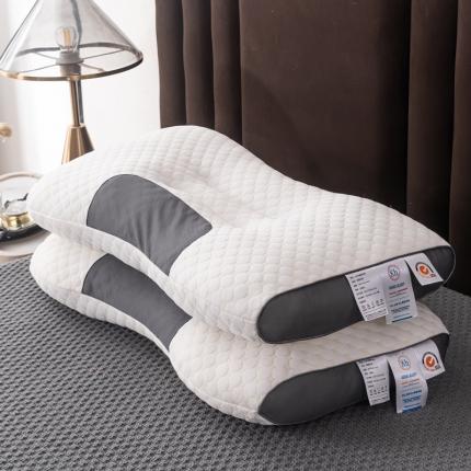 宇诺家纺  2024新款spa针织棉3D按摩枕助睡眠枕头枕芯