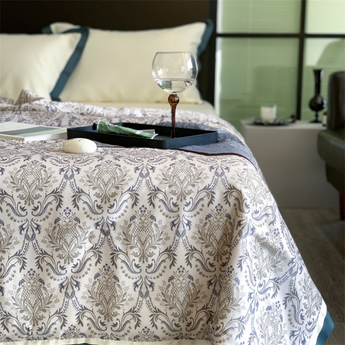 91家纺网 家纺一手货源 找家纺 汇庭 2023新款 雅丝系列夏被 瓦卡里