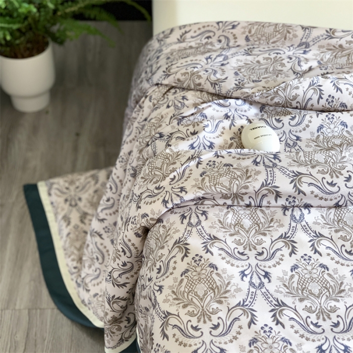 91家纺网 家纺一手货源 找家纺 汇庭 2023新款 雅丝系列夏被 瓦卡里