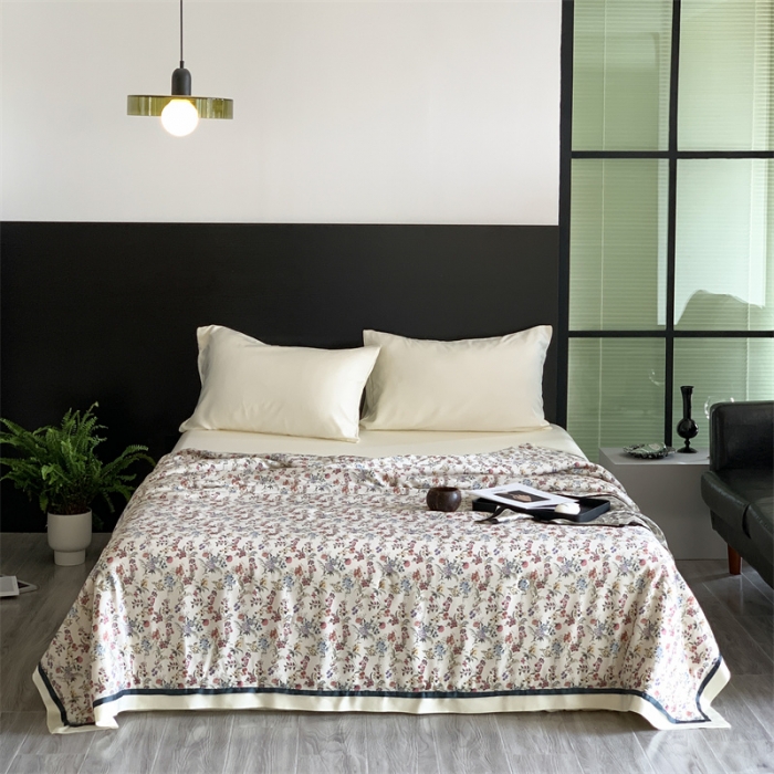 91家纺网 家纺一手货源 找家纺 汇庭 2023新款 雅丝系列夏被 雷蒙