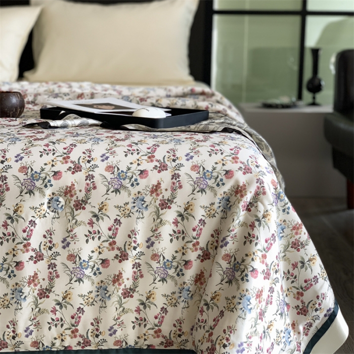 91家纺网 家纺一手货源 找家纺 汇庭 2023新款 雅丝系列夏被 雷蒙