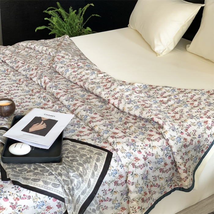 91家纺网 家纺一手货源 找家纺 汇庭 2023新款 雅丝系列夏被 雷蒙