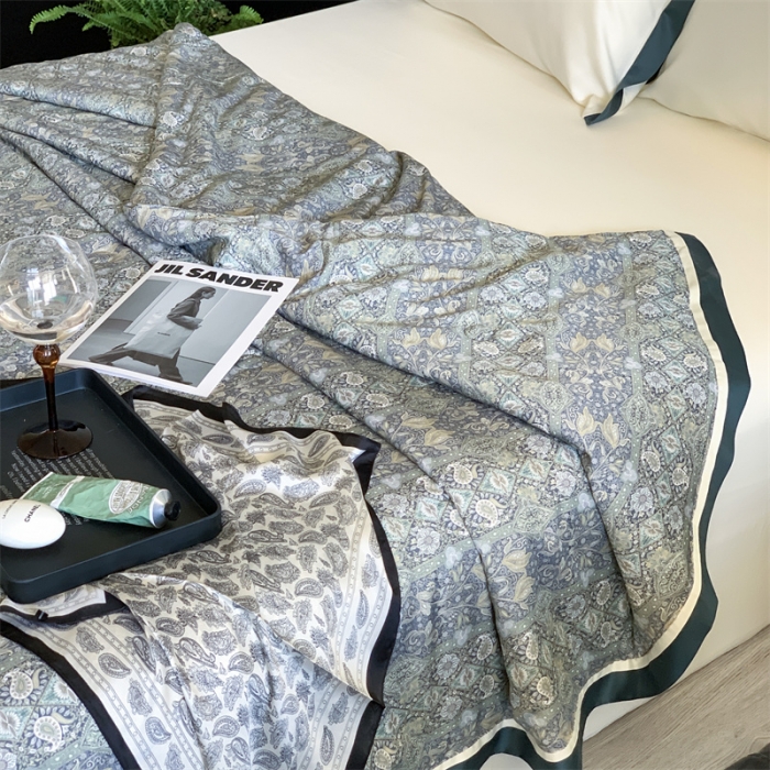 91家纺网 家纺一手货源 找家纺 汇庭 2023新款 雅丝系列夏被 莫斯卡