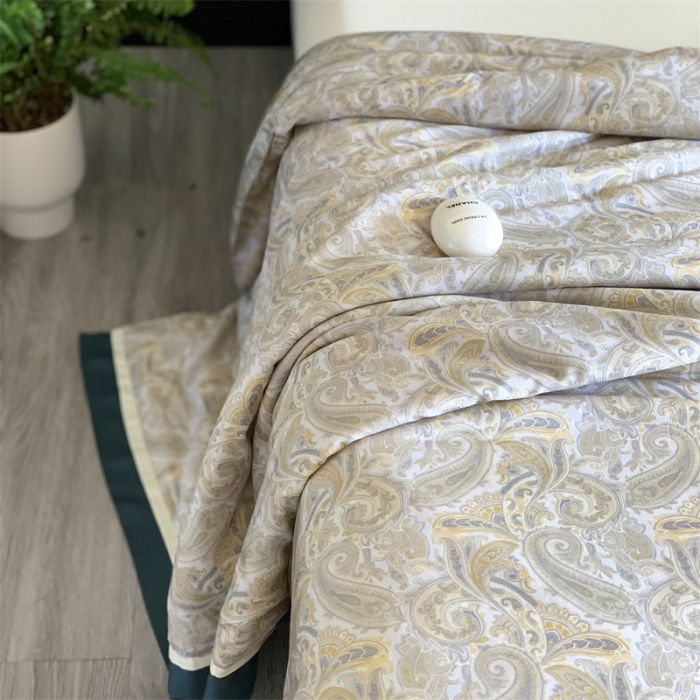 91家纺网 家纺一手货源 找家纺 汇庭 2023新款 雅丝系列夏被 佩特卡