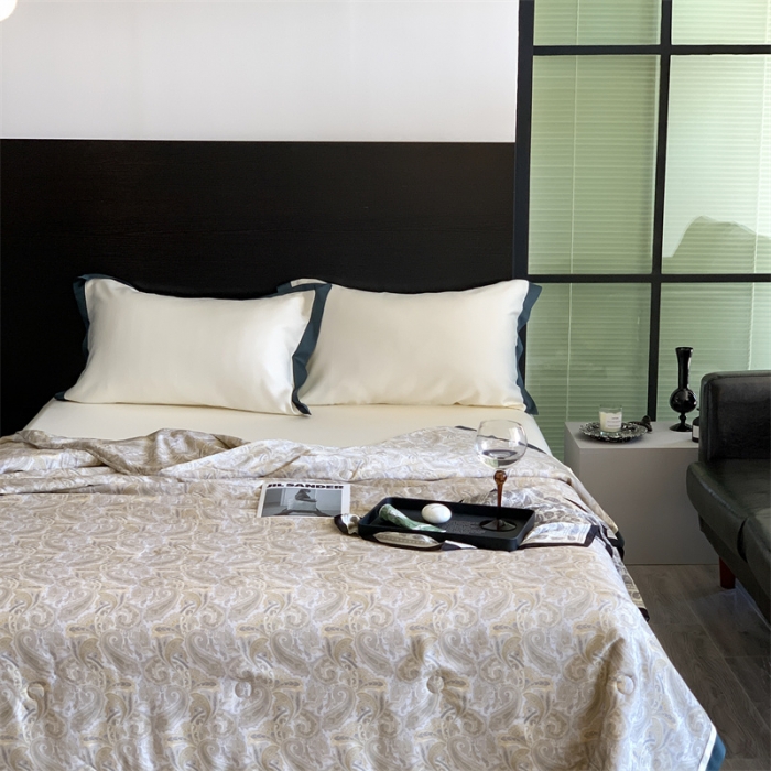 91家纺网 家纺一手货源 找家纺 汇庭 2023新款 雅丝系列夏被 佩特卡