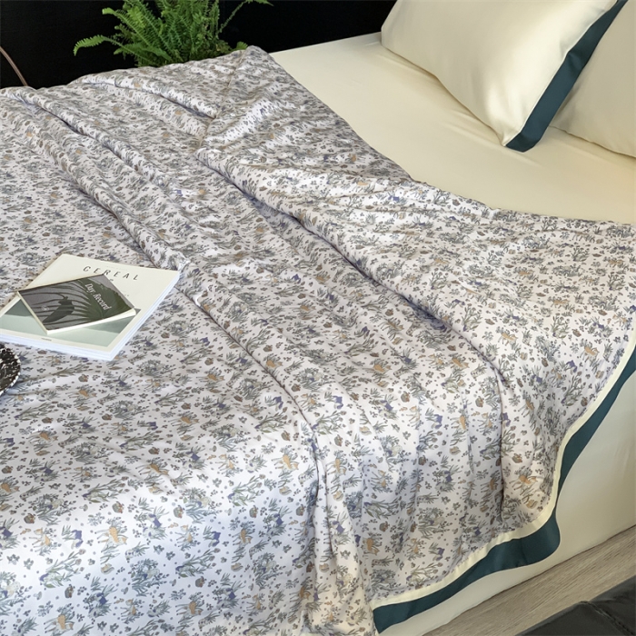 91家纺网 家纺一手货源 找家纺 汇庭 2023新款 雅丝系列夏被寻觅兔