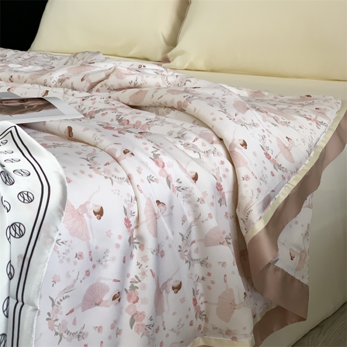 91家纺网 家纺一手货源 找家纺 汇庭 2023新款 雅丝系列夏被雅典娜