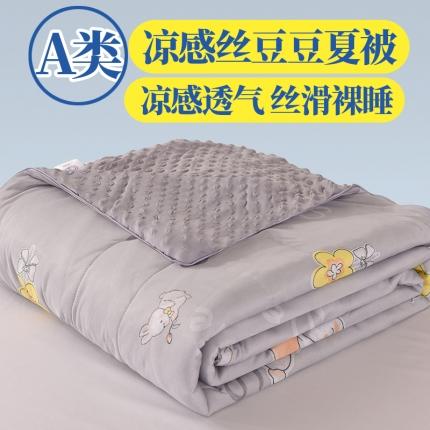91家纺网 家纺一手货源 找家纺 （总）经年 2023新款A类凉感丝豆豆夏被
