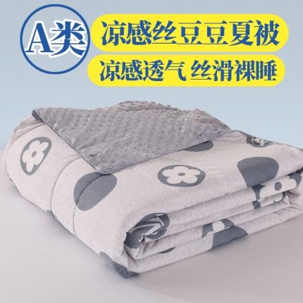 91家纺网 家纺一手货源 找家纺 （总）经年 2023新款A类凉感丝豆豆夏被