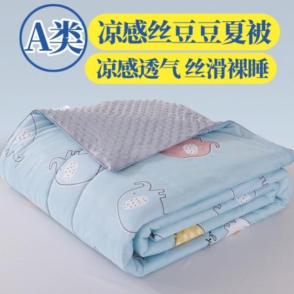 91家纺网 家纺一手货源 找家纺 （总）经年 2023新款A类凉感丝豆豆夏被