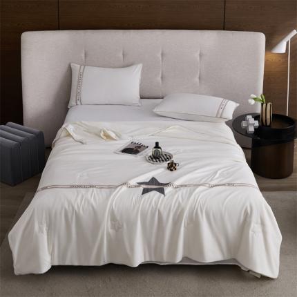 91家纺网 家纺一手货源 找家纺 总）头等舱 2023新款四季棉A类55%大豆抗菌夏被奥米系列（风格1）