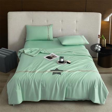 91家纺网 家纺一手货源 找家纺 总）头等舱 2023新款四季棉A类55%大豆抗菌夏被奥米系列（风格1）