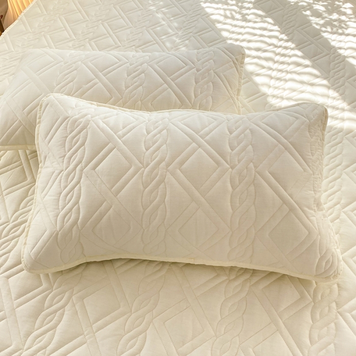 91家纺网 家纺一手货源 找家纺 豪选2025新款全棉防水床笠 米黄色