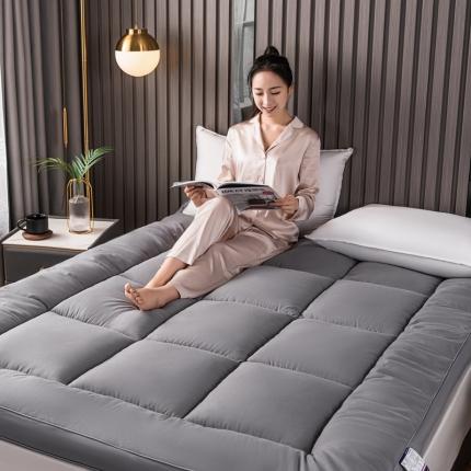 91家纺网 家纺一手货源 找家纺 壹张床2025新款亲肤磨毛羽丝绒软垫家用垫学生宿舍单人床垫褥被 灰色