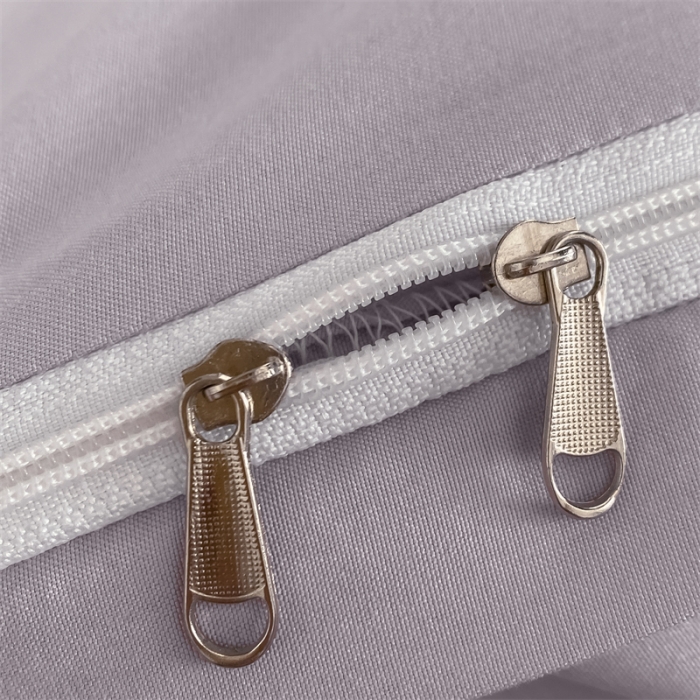 91家纺网 家纺一手货源 找家纺 眠帛家居2023新款A类气质极简水洗棉四件套 浅紫