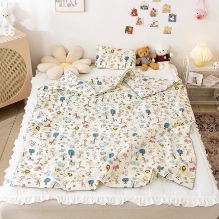 91家纺网 家纺一手货源 找家纺 （总）十九色2024新款ins全棉儿童夏被