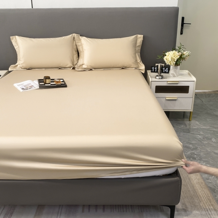 91家纺网 家纺一手货源 找家纺 好阁家纺2023新款100支全棉床笠 迷雾金