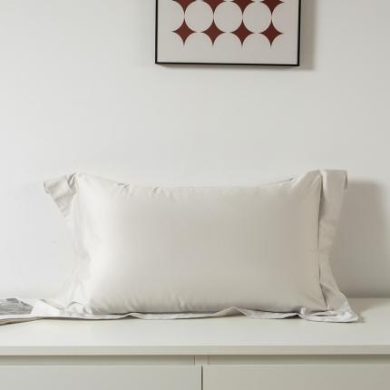 91家纺网 家纺一手货源 找家纺 好阁家纺2023新款100支全棉枕套 浅妃灰