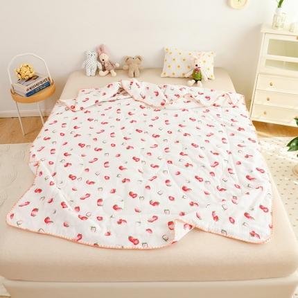 91家纺网 家纺一手货源 找家纺 （总）十九色2025新款婴儿纱+皱布儿童夏被