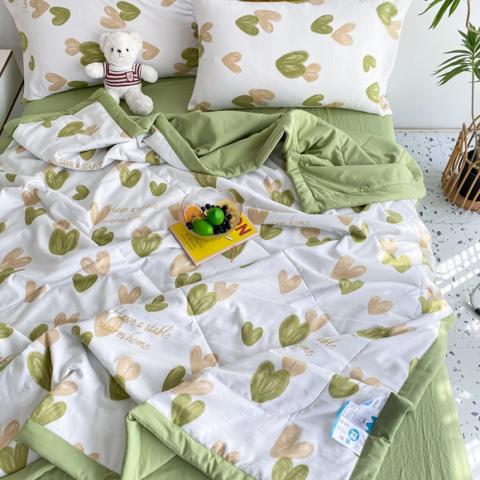 91家纺网 家纺一手货源 找家纺 （总）瑜珠 2025新款A类水洗棉麻双层纱夏凉被空调被子被芯夏被