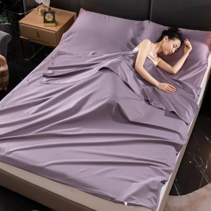 91家纺网 家纺一手货源 找家纺 （总）席世家   2023年新款全棉隔脏睡袋（赠送包装）